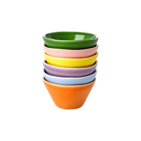 Ceramic Small Dipping Bowls in Bright Colours Rice DK